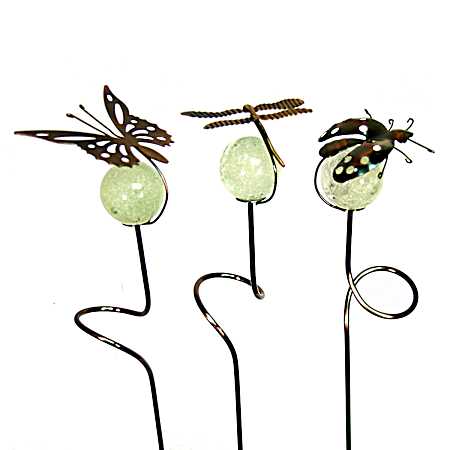 Illuminarie Glow in the Dark Garden Critter Pot Sticker - Assorted