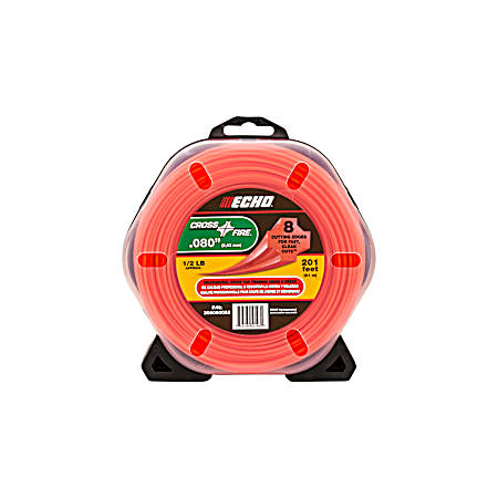 0.080 in x 201 ft Cross-Fire 1/2 lb Trimmer Line