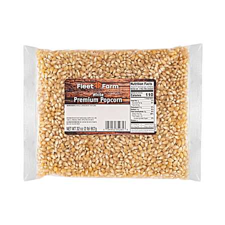 2 lb  White Premium Popcorn