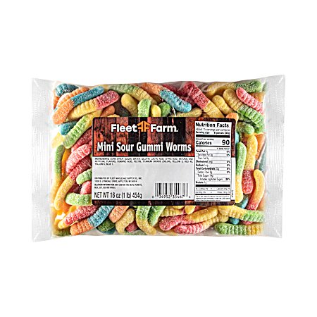 Mini Sour Gummi Worms