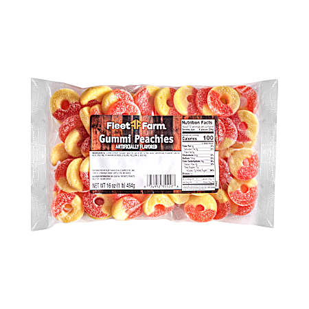 16 oz Gummi Peachies