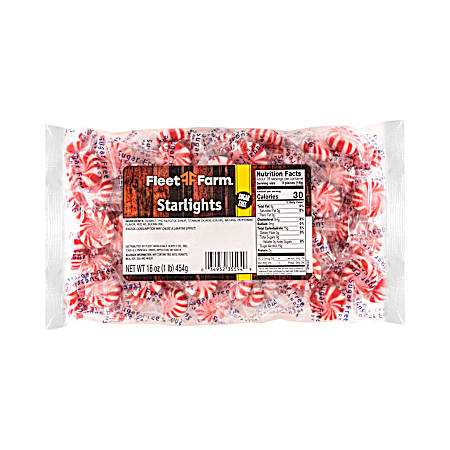 Starlight 16 oz Sugar Free Mints Hard Candy Discs