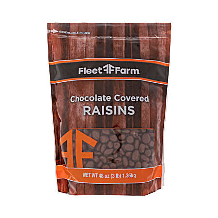 3 lb Chocolate Covered Raisins