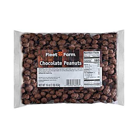 16 oz Chocolate Peanuts