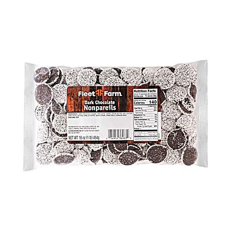 16 oz Chocolate Nonpareils