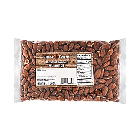 16 oz Unsalted Roasted Almonds