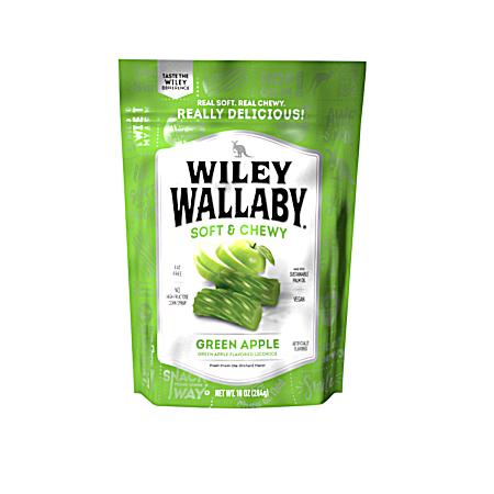 10 oz Australian Style Gourmet Green Apple Licorice Candy Pieces