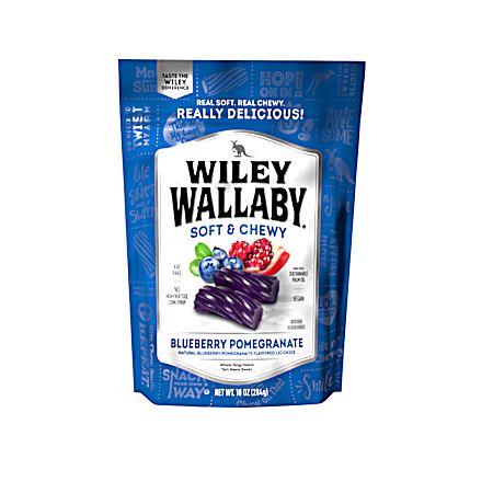 10 oz Australian Style Gourmet Blueberry Pomegranate Licorice Candy Pieces