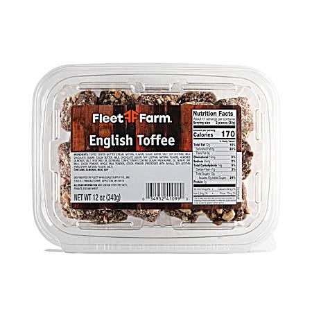 12 oz English Toffee Tray