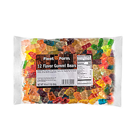 12 Flavor Gummi Bears