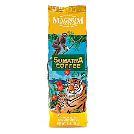 16 oz Sumatra Mandheling Dark Roast Ground Coffee