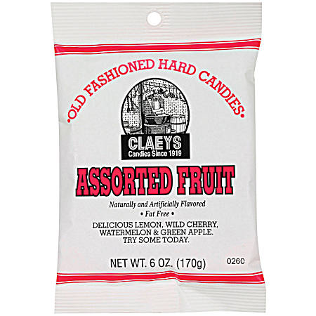 6 oz Old Fashioned Assorted Fruit Candy