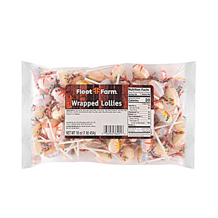 16 oz Wrapped Lollies