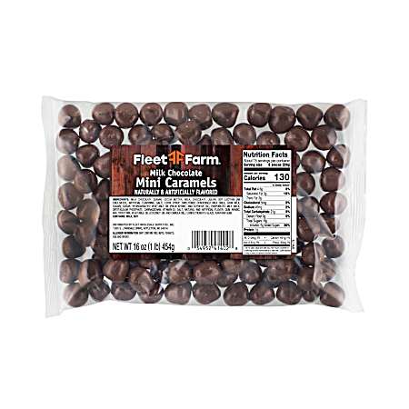 16 oz Mini Chocolate Caramels