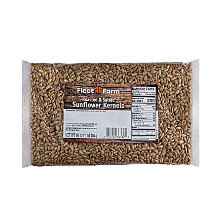 16 oz Roasted & Salted Sunflower Kernels