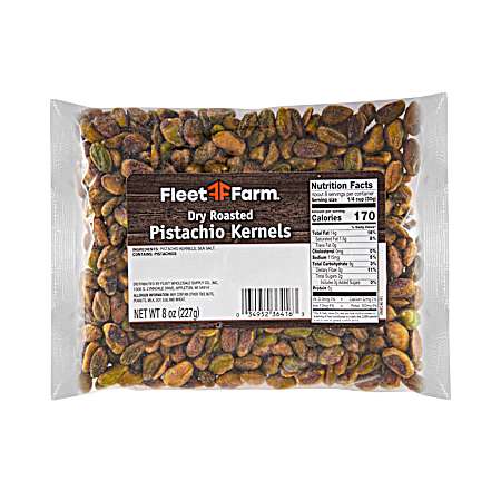 8 oz Dry Roasted Pistachio Kernels