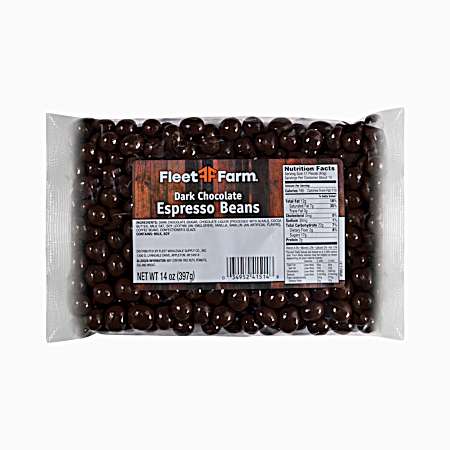 12 oz Dark Chocolate Espresso Beans