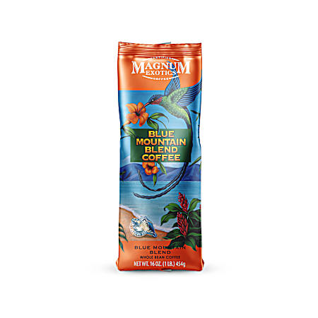 16 oz Blue Mountain Blend Medium Roast Whole Bean Coffee