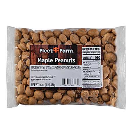 16 oz Maple Peanuts