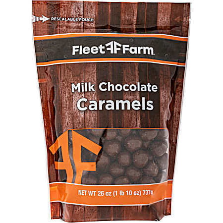 26 oz Milk Chocolate Caramels