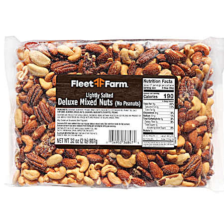 32 oz Deluxe Mixed Nuts (No Peanuts)