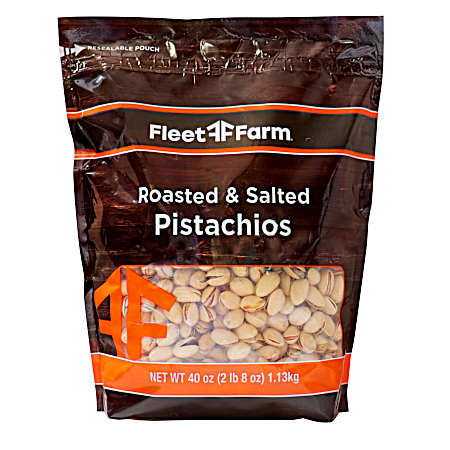 40 oz Roasted & Salted Pistachio Nuts