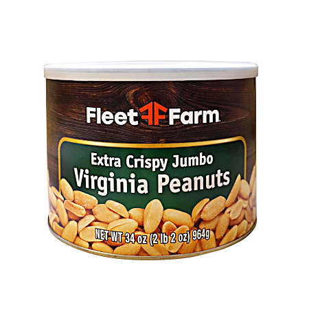 34 oz Extra Crispy Jumbo Virginia Peanuts