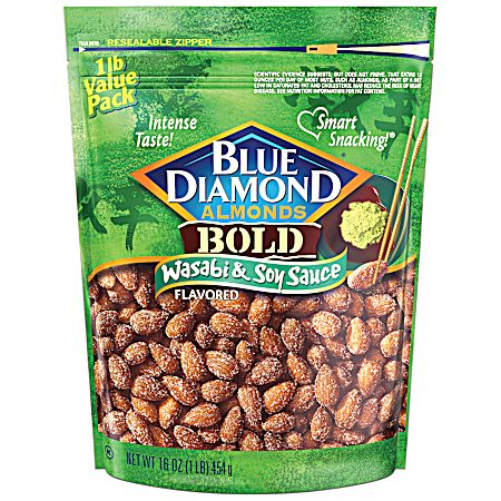 16 oz Bold Wasabi & Soy Sauce Almonds