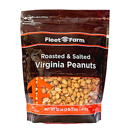 50 oz Roasted & Salted Virginia Peanuts