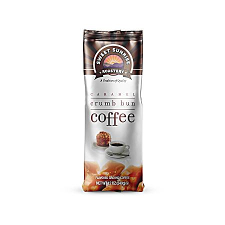 12 oz Sweet Sunrise Caramel Crumb Bun Ground Coffee