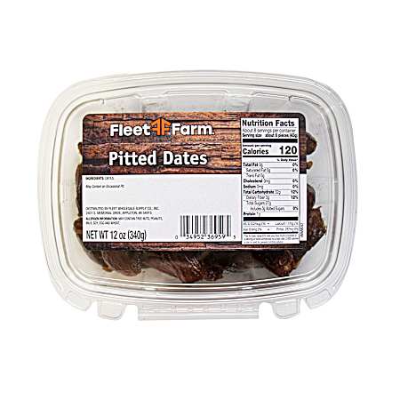 12 oz Pitted Dates Tray