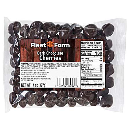 14 oz Dark Chocolate Cherries