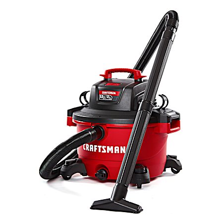 12 gal Wet/Dry Portable Shop Vacuum w/ Attachments