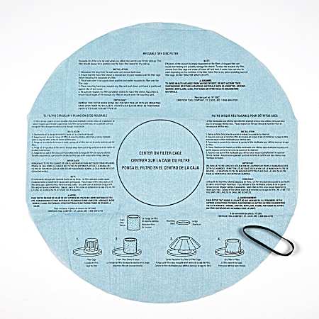 General Purpose Reusable Dry Filter - 3 Pk