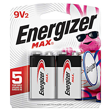 MAX 9V Alkaline Batteries