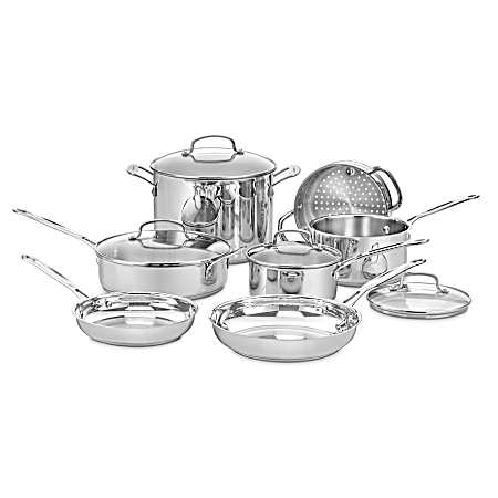11 pc Chef's Classic Stainless Steel Cookware Set