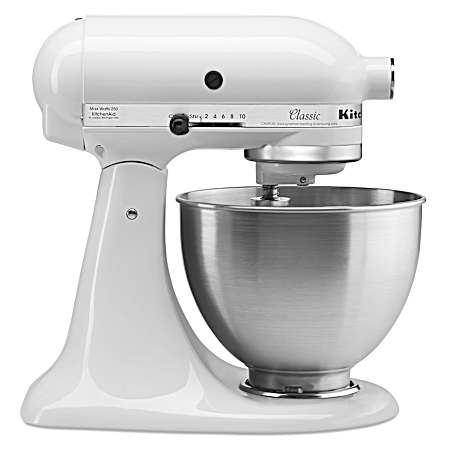 Classic Series 4.5 qt Tilt-Head White Stand Mixer