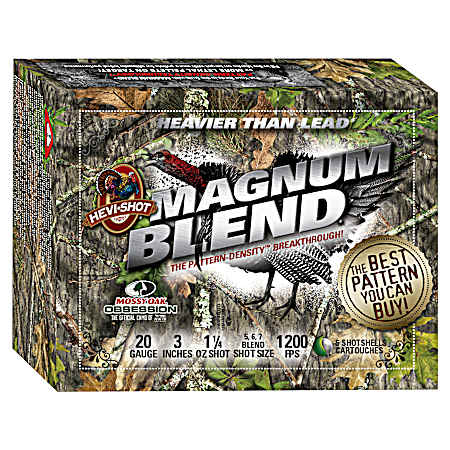 20 Gauge Magnum Blend 3'' Blended Shot Turkey Shotshells - 5 Rounds