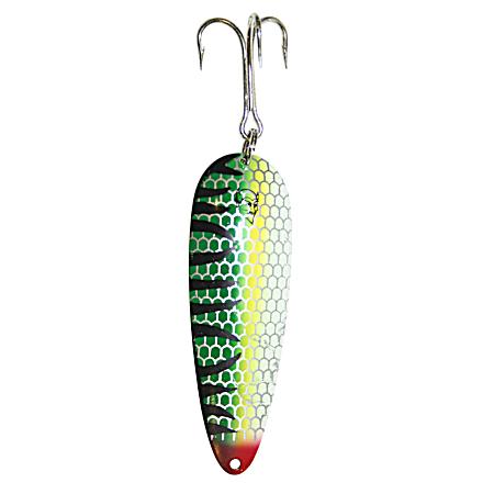 Dardevle Spoon - Black Perch  Brass Back
