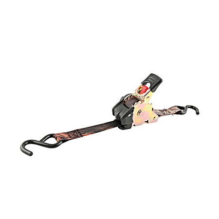 10 ft Camo Re-Tractable Ratchet Tie-Down Straps - 2 Pk
