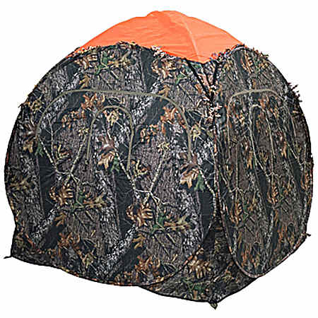 Blaze Orange Spring Steel Ground Blind Cap