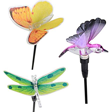 Solar Fiber Optic Plant Stake - Assorted