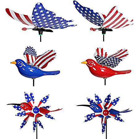 7 in Patriotic Garden Stakes - Assorted
