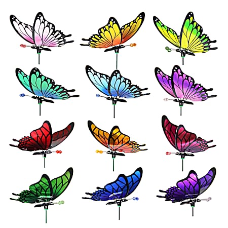 7 in Butterfly Garden Stake - Assorted