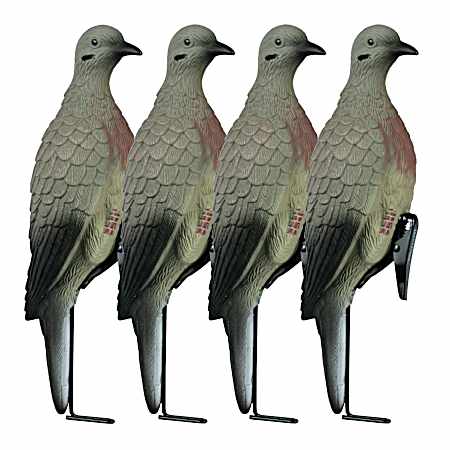 Clip on Doves w/Stakes Predator Decoy - 4 Pk
