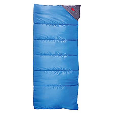 Blue Spruce Blue & Blue Plaid Sleeping Bag