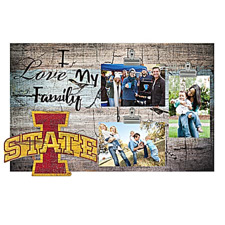 Iowa State Cyclones 3-Clip Photo Frame
