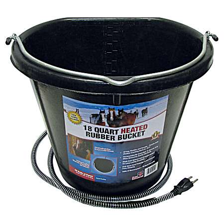 18 qt Heated Flat-Back Bucket