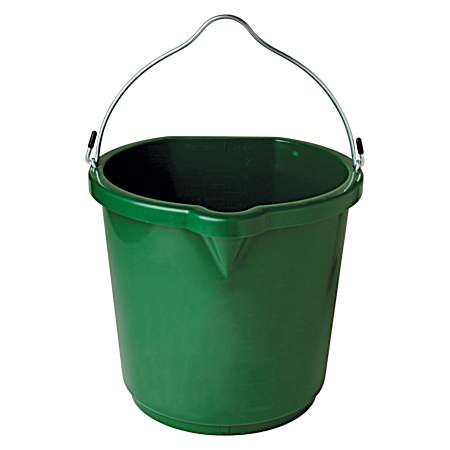 6 gal Heated Flat-Back Bucket