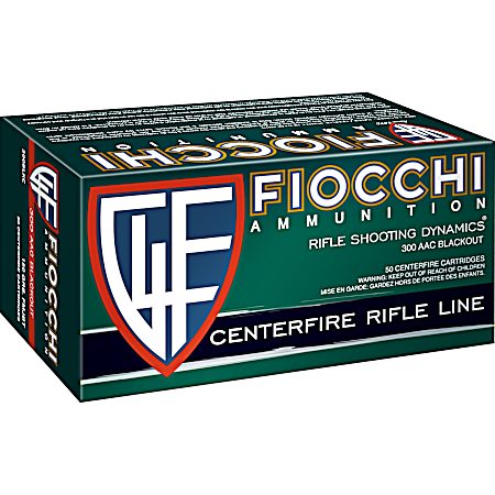 .300 AAC Blackout Range Dynamics 150 Grain FMJBT Centerfire Rifle Cartridges - 50 Rounds